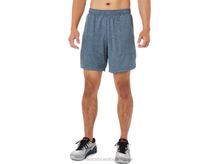 calções de 7 polegadas para homem 462T1439 urze de folha de rocha Asics