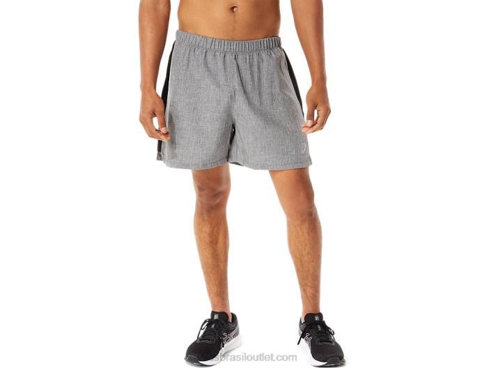 conjunto pronto para homem 5em short 462T974 urze cinza escuro/preto Asics