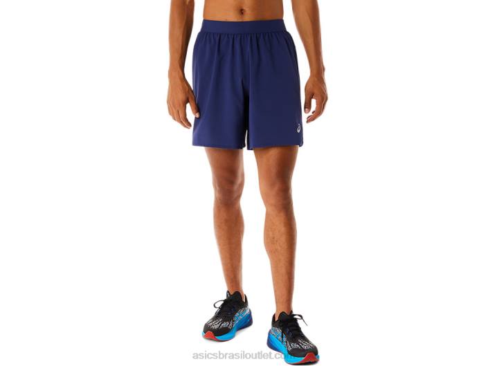 estrada masculina 2-n-1 7in short 462T462 azul índigo Asics