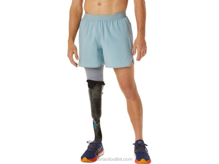 estrada masculina 5 em curto 462T1054 aço leve Asics