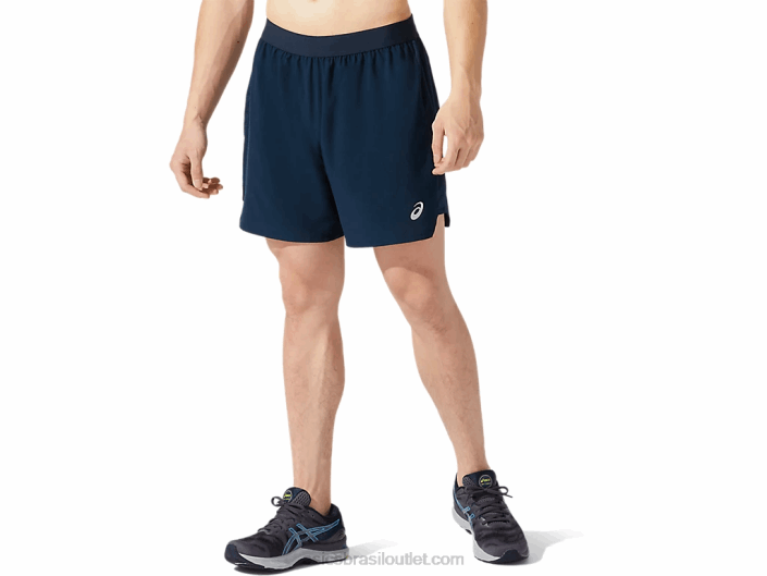 estrada masculina 7in short 462T1956 azul francês Asics