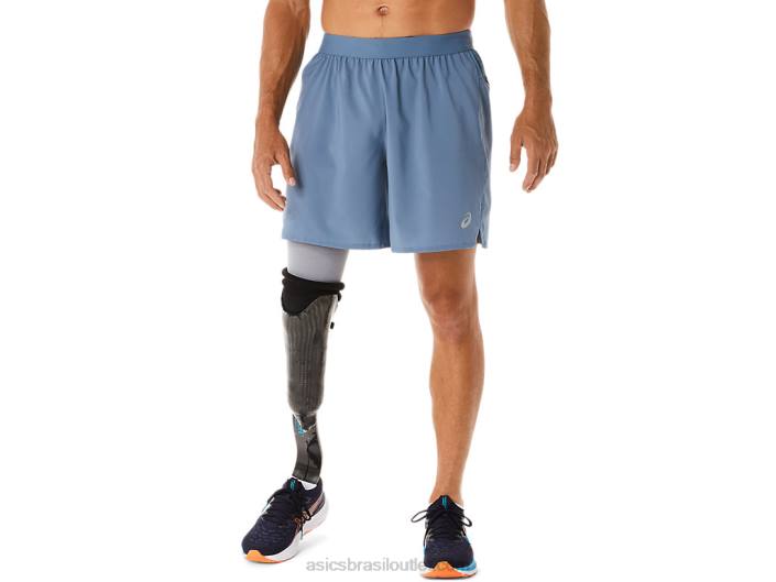 estrada masculina 7in short 462T32 aço azul Asics