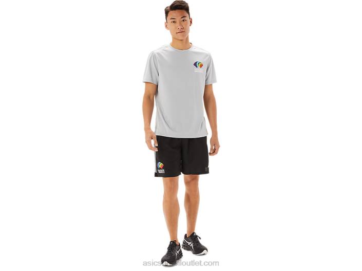 m pronto 7in short wch 462T1360 desempenho preto Asics