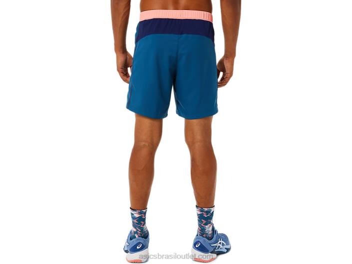 match 7in short masculino 462T1491 índigo claro Asics