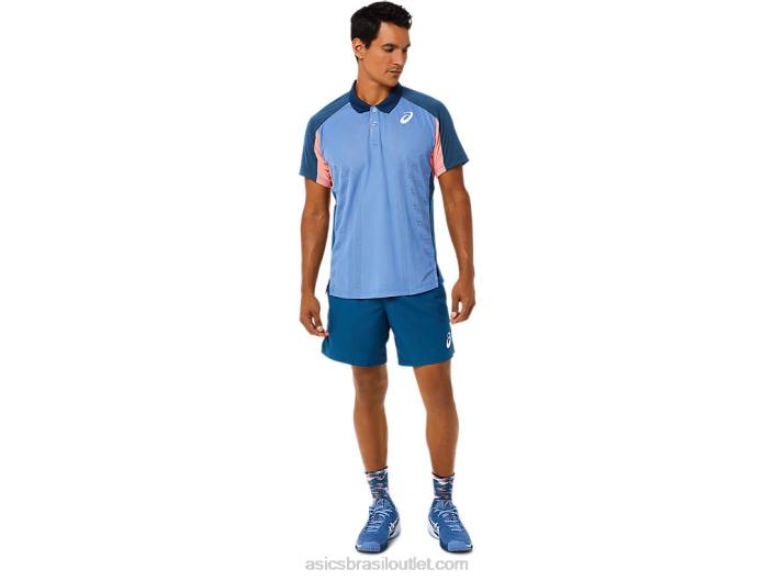 match 7in short masculino 462T1491 índigo claro Asics