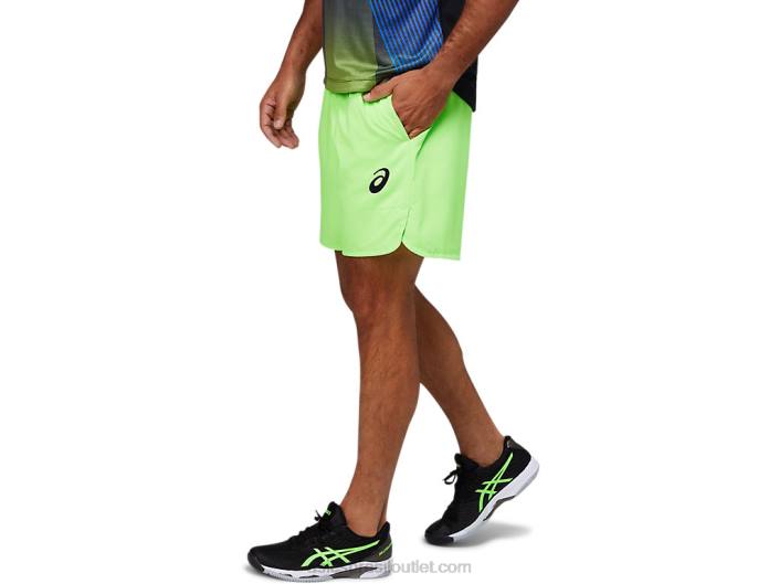 match 7in short masculino 462T1817 lagartixa verde Asics