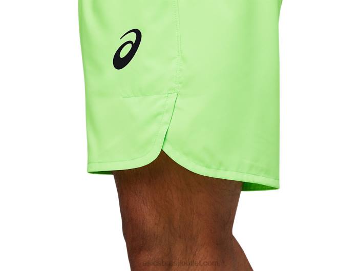 match 7in short masculino 462T1817 lagartixa verde Asics