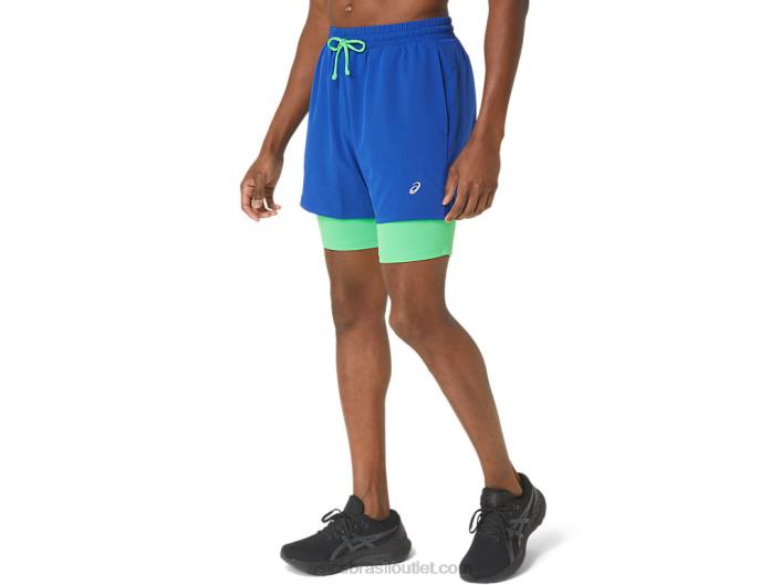 nova linha forte reaproveitada masculina 462T20 real/pista Asics