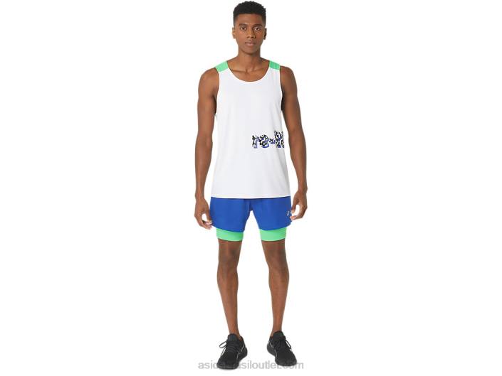 nova linha forte reaproveitada masculina 462T20 real/pista Asics