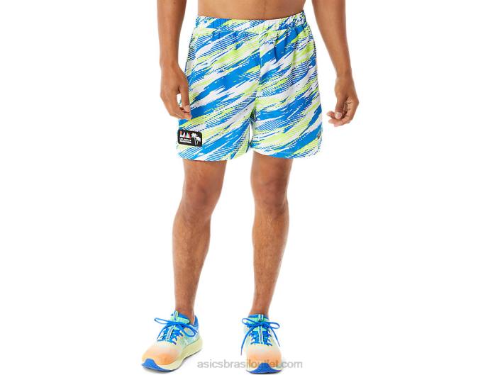 pronto para homem 5in short lam 462T1341 perigo verde Asics