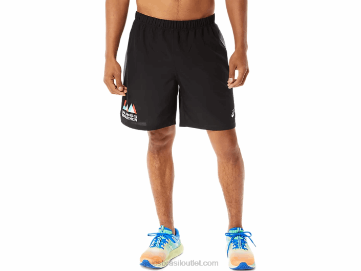 pronto para homem 7in short lam 462T1344 desempenho preto Asics