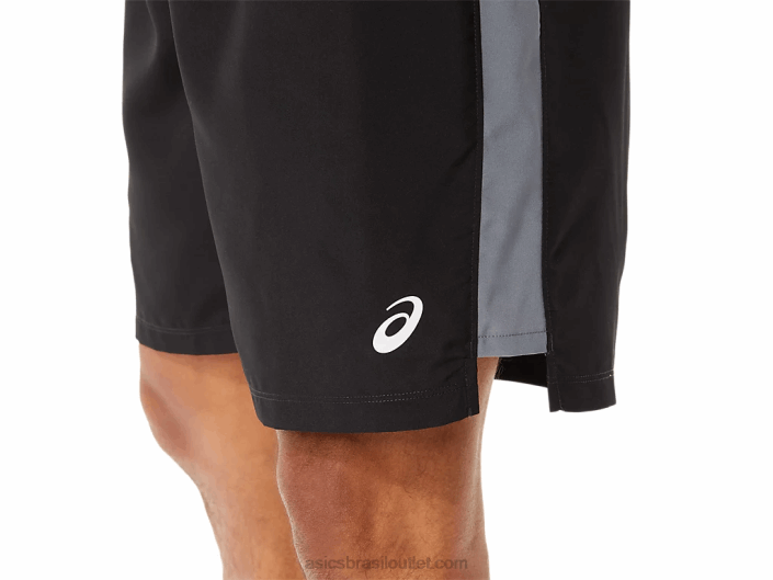 pronto para homem 7in short lam 462T1344 desempenho preto Asics