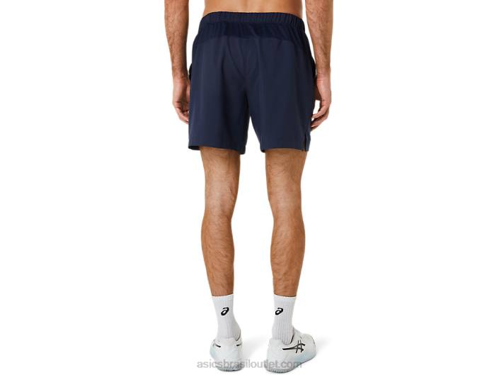 quadra masculina 7in short 462T389 meia-noite Asics
