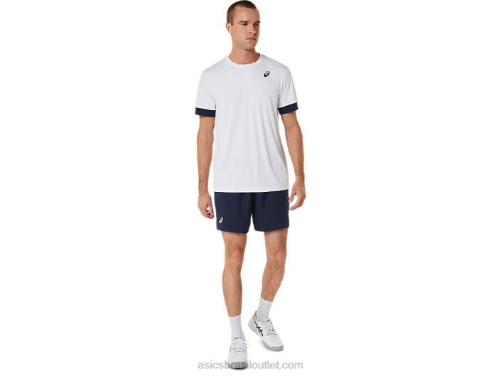 quadra masculina 7in short 462T389 meia-noite Asics