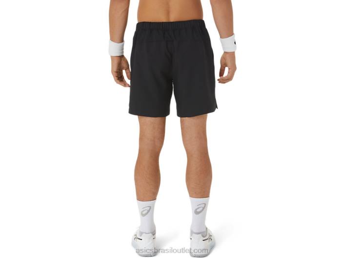 quadra masculina 7in short 462T409 desempenho preto Asics