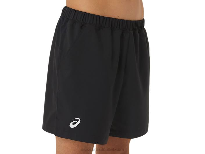 quadra masculina 7in short 462T409 desempenho preto Asics