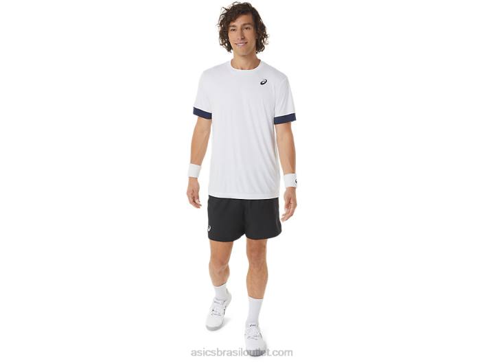 quadra masculina 7in short 462T409 desempenho preto Asics