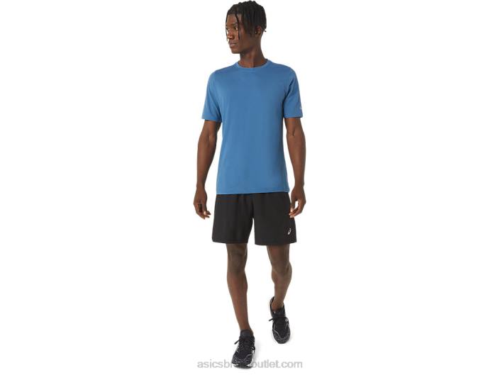 short 7 em 2 em 1 masculino 462T1024 desempenho preto/perf preto Asics