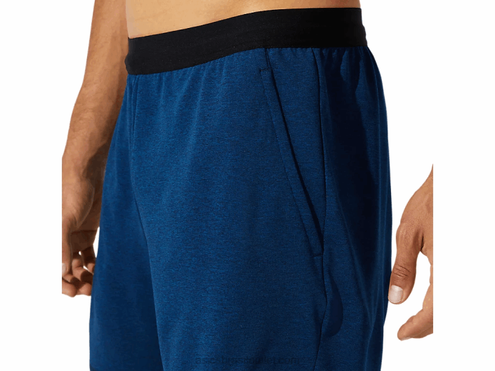 short de treino em malha 7 polegadas masculino 462T1891 urze azul francesa Asics