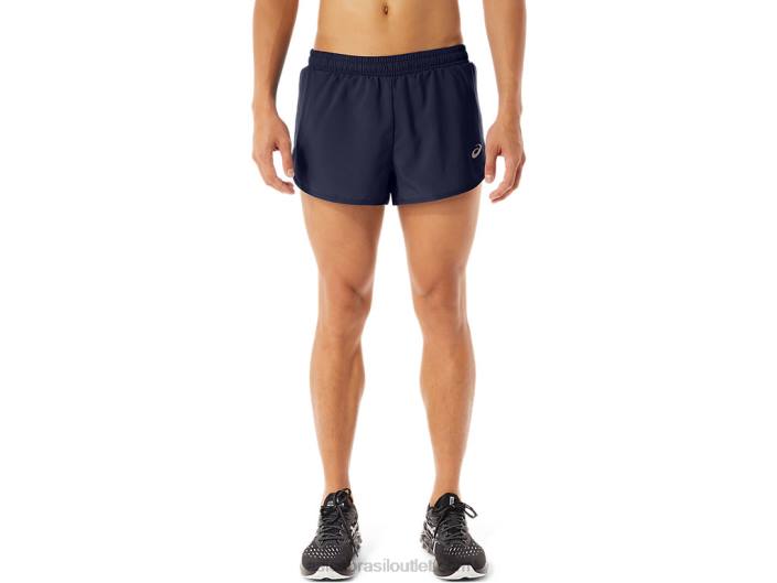 short dividido masculino 462T181 casaco de pavão Asics
