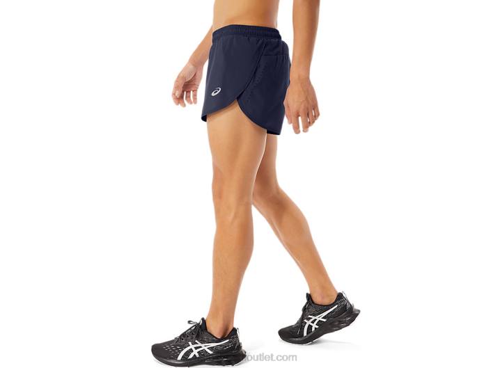 short dividido masculino 462T181 casaco de pavão Asics