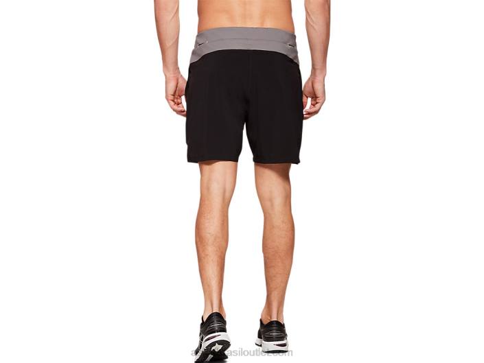 short fietro 7in masculino 462T2055 desempenho preto Asics
