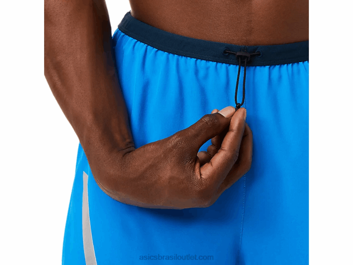 short lite show masculino 462T1675 azul elétrico/azul francês Asics