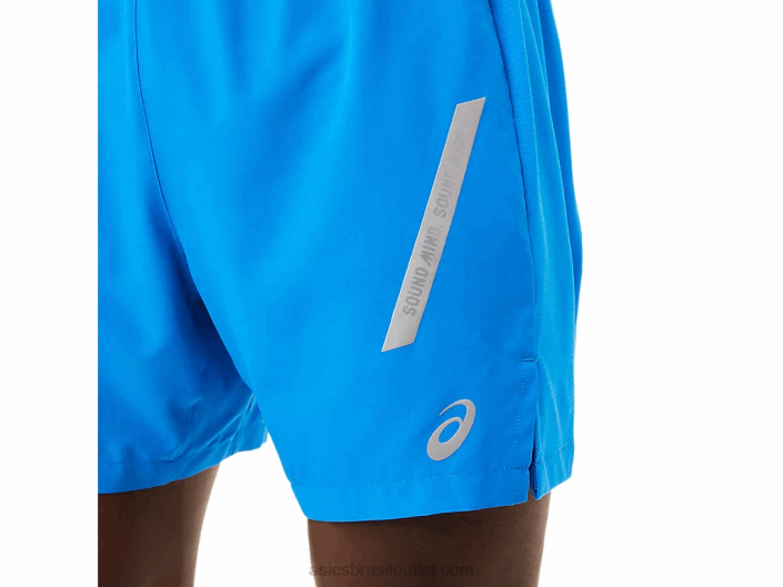 short lite show masculino 462T1675 azul elétrico/azul francês Asics