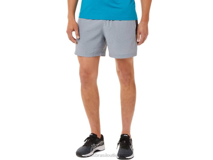 short masculino 5in pr lyte 462T2038 estampa spacedye sheet rock/cinza Asics