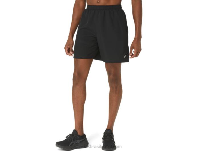 short masculino 7 pol. pr lyte 2.0 462T287 desempenho preto Asics