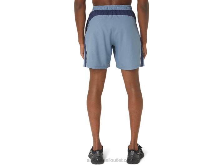 short masculino 7 pol. pr lyte 2.0 462T34 aço azul nagashi tecnologia Asics