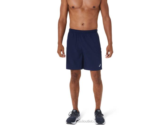 short masculino 7in pr lyte 462T1078 pavão/cinza transportador Asics