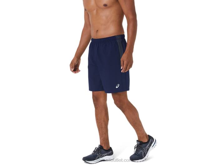 short masculino 7in pr lyte 462T1078 pavão/cinza transportador Asics