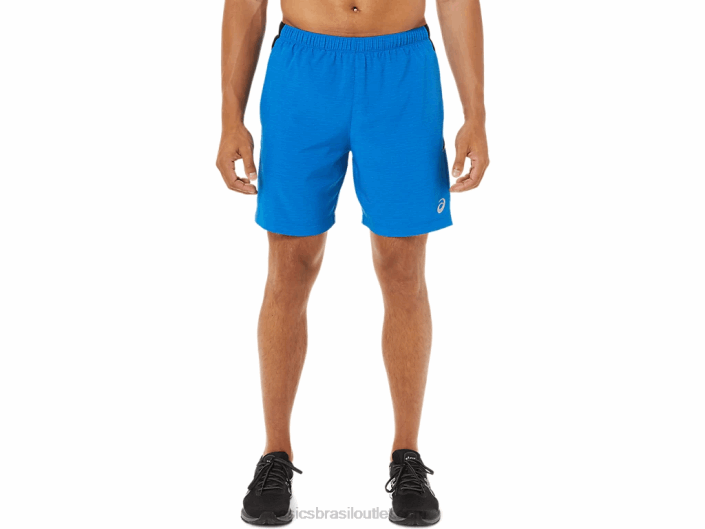 short masculino 7in pr lyte 462T1809 corante espacial azul elétrico Asics