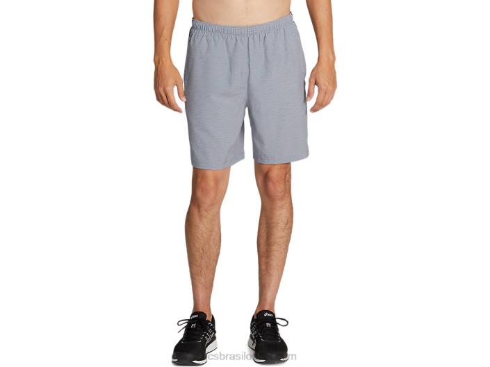 short masculino 7in pr lyte 462T2053 estampa spacedye sheet rock/cinza Asics