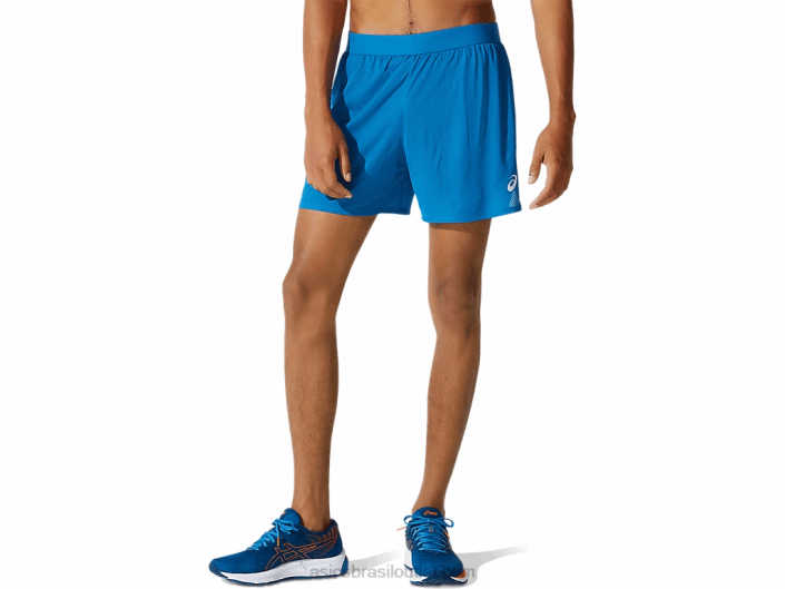 ventilação masculina 2-n-1 5in short 462T1911 azul renascido/azul francês Asics