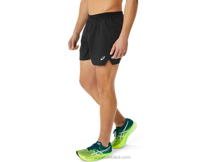 ventilação masculina 5in short 462T1061 desempenho preto Asics