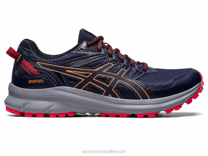 batedor de trilha 2 462T427 Meia-noite/pêssego do sol Asics