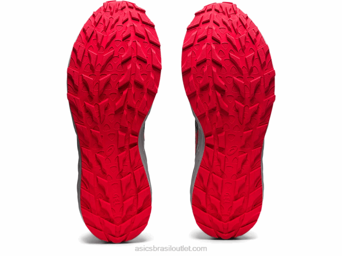 gel-sonoma 6 462T1777 transportadora cinza/vermelho elétrico Asics