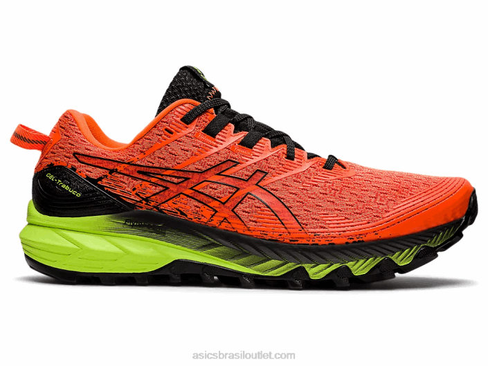 gel-trabuco 10 462T1456 laranja chocante/preto Asics