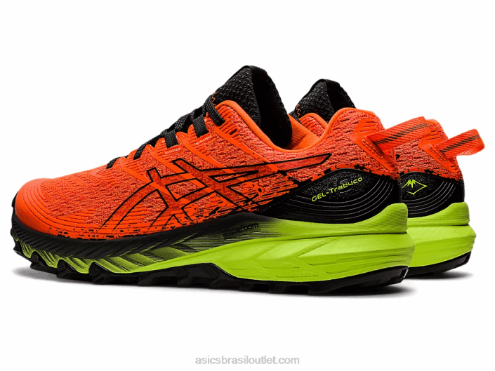 gel-trabuco 10 462T1456 laranja chocante/preto Asics