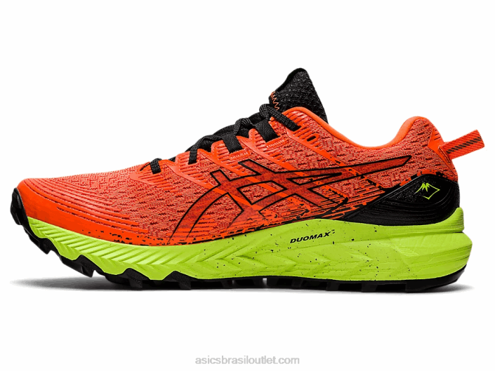 gel-trabuco 10 462T1456 laranja chocante/preto Asics