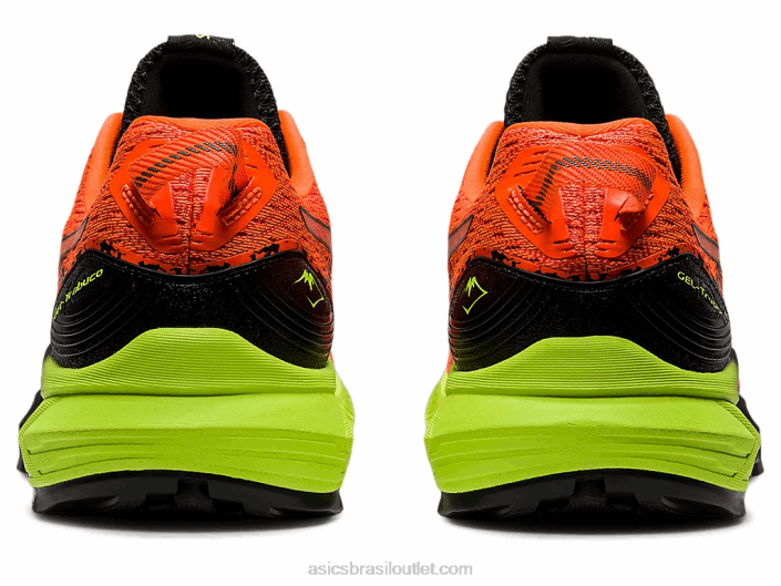 gel-trabuco 10 462T1456 laranja chocante/preto Asics