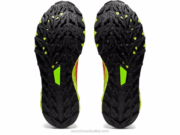 gel-trabuco 10 462T1456 laranja chocante/preto Asics