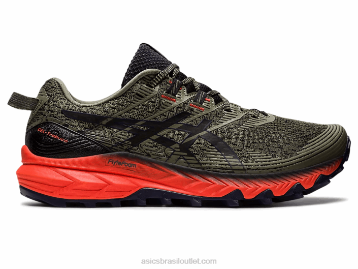 gel-trabuco 10 462T599 manto verde/meia-noite Asics
