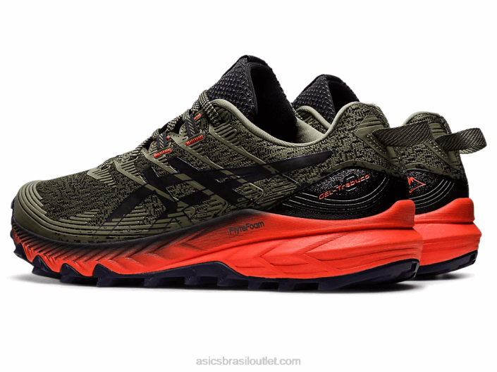 gel-trabuco 10 462T599 manto verde/meia-noite Asics