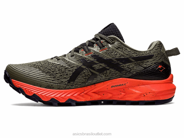 gel-trabuco 10 462T599 manto verde/meia-noite Asics