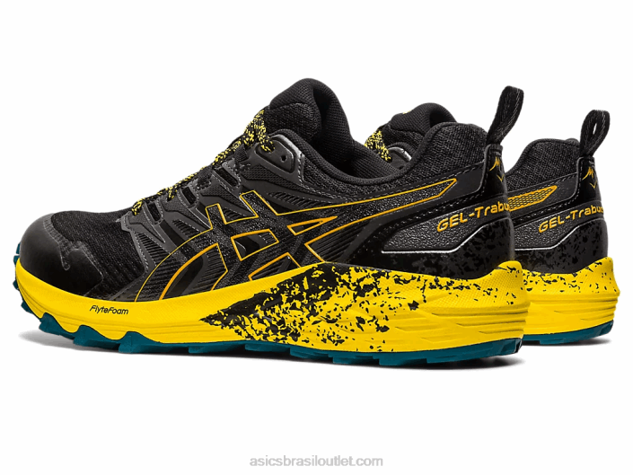 gel-trabuco terra 462T640 preto/tempestade de areia Asics