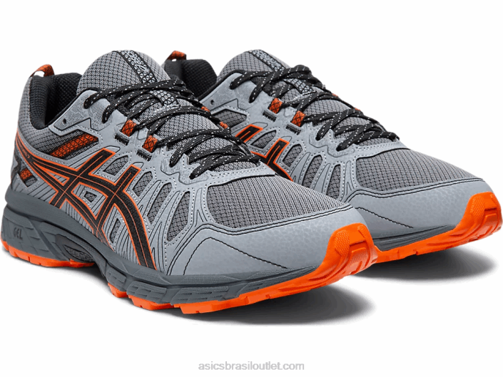 gel-venture 7 extra largo 462T2110 transportadora cinza/habanero Asics