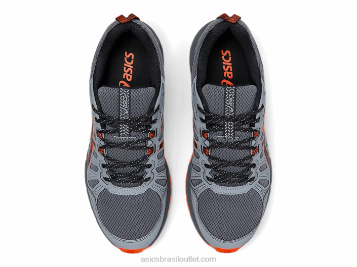 gel-venture 7 extra largo 462T2110 transportadora cinza/habanero Asics